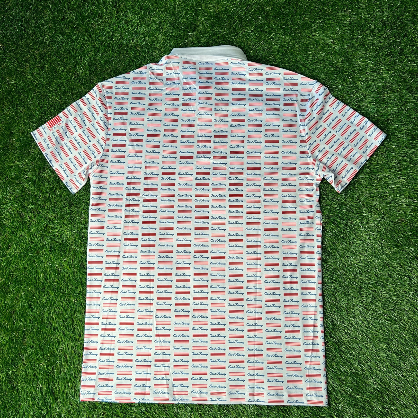"Saints and Stripes" Golf Polo